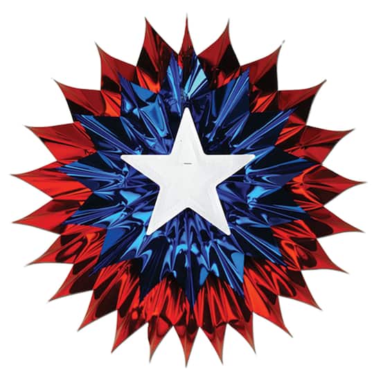 Beistle 15" Patriotic Fan-Bursts, 2ct.